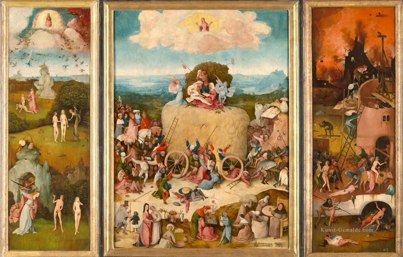 Haywain moralischen Hieronymus Bosch Ölgemälde